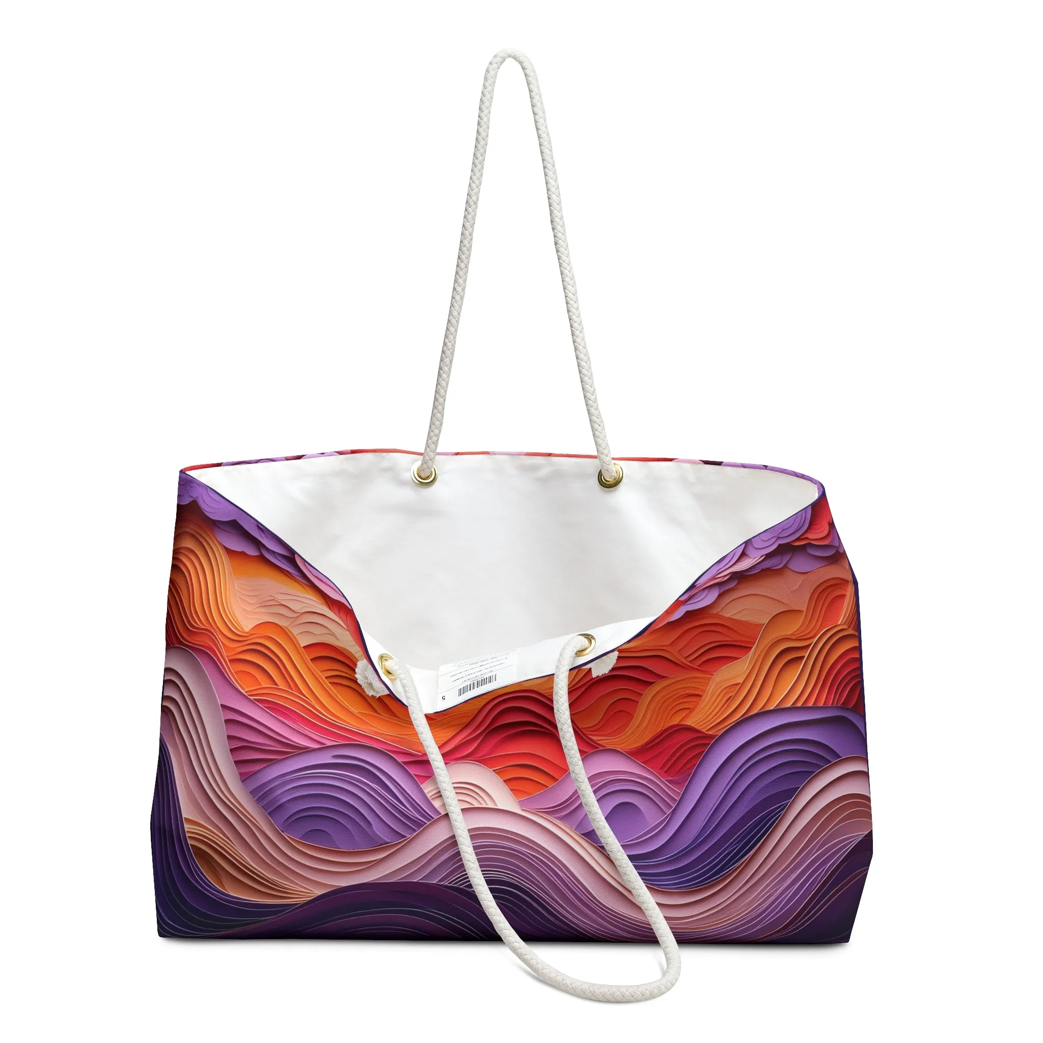 Dramatic Sunset Sky Weekender Bag
