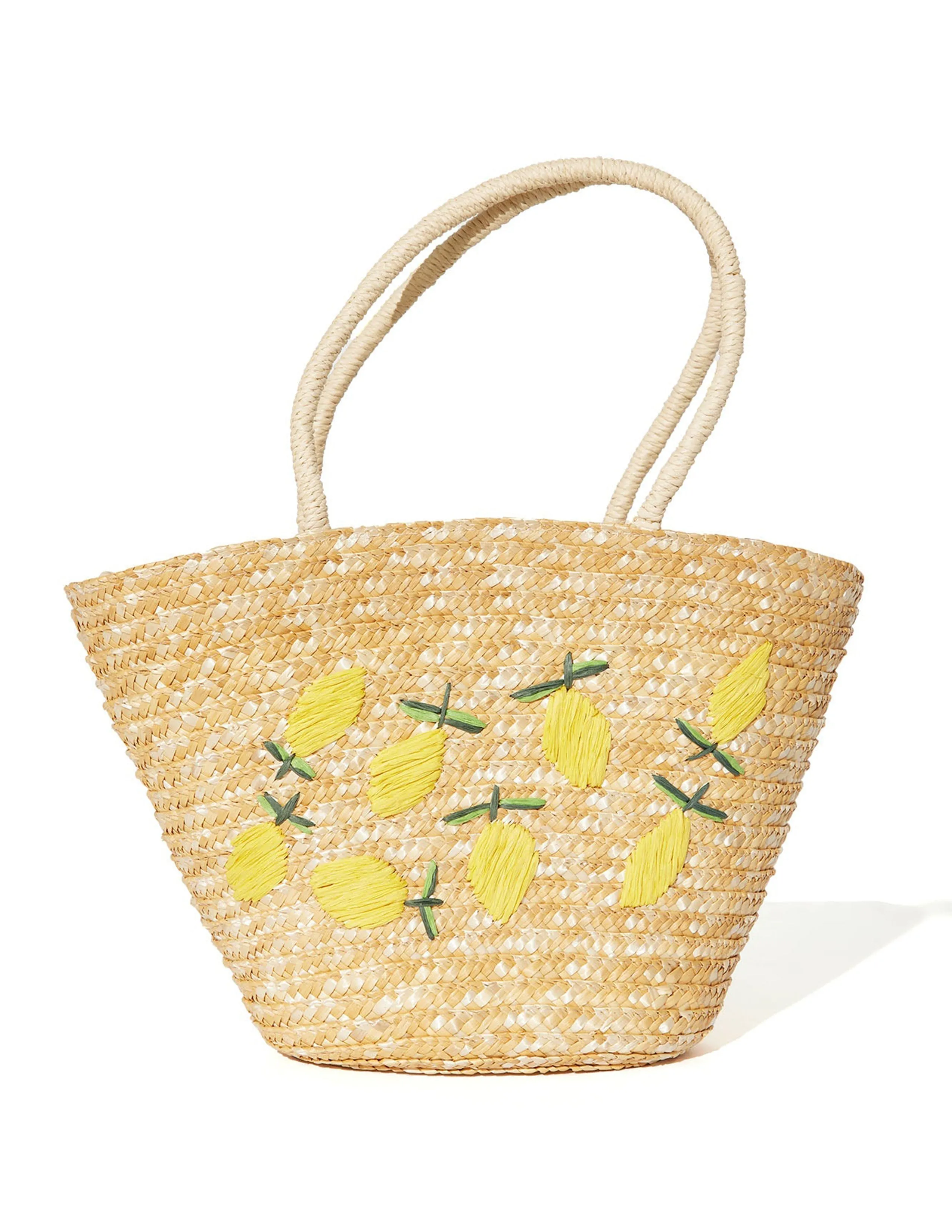 Eco-Friendly Lemon Print Tote Bag
