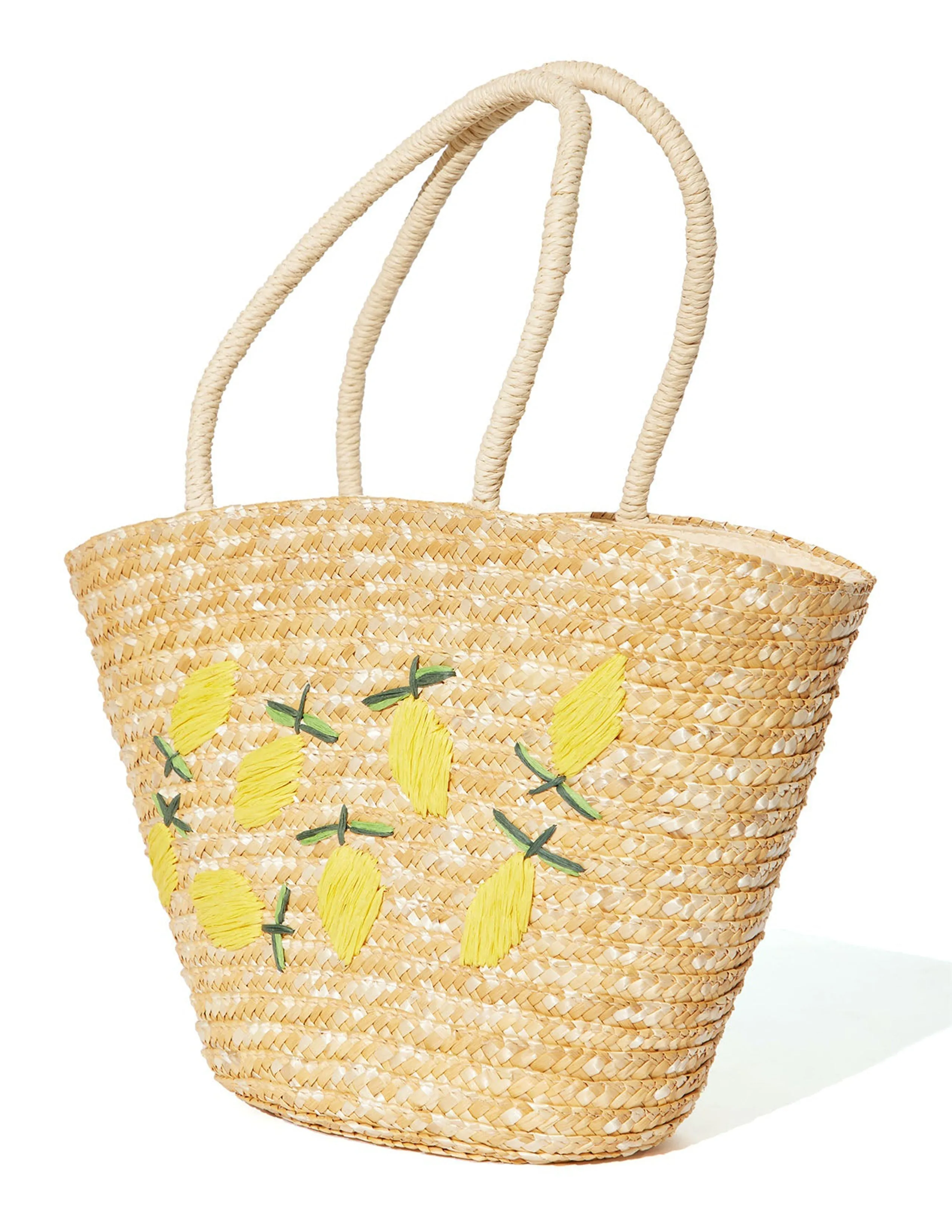 Eco-Friendly Lemon Print Tote Bag