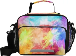 Eionryn Dust Explode Lunch Bags Lunch Box Insulated Cooler Bag Reusable Tote Shoulder Bag for Picnic Meal Office Outdoor