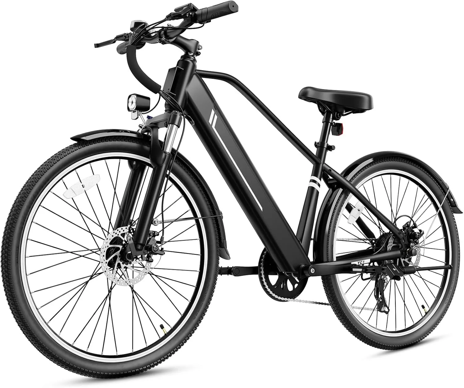 Electric Bike for Adults, 26" Up to 28Mph 1000W Peak Motor Ebike 65  Mile Range Brushless City Ebike, 7-Speed Commuter E-Bike with Removable 360Wh Battery for Commuting, Outdoor