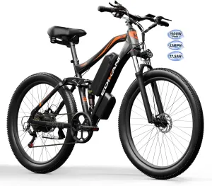 Electric Bike Peak 1500W 27.5" Ebike for Adults 840WH Up to 80 Miles 32Mph Electric Mountain Bicycle E Bike for Commuter