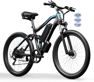 Electric Bike Peak 1500W 27.5" Ebike for Adults 840WH Up to 80 Miles 32Mph Electric Mountain Bicycle E Bike for Commuter