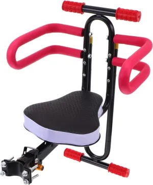 Electric Bike Seat for Kids Safety Cushion Back Support Quick Setup Material