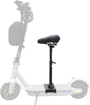 Electric Scooter Seat - Compatible with Ninebot Max G30, G30D, G30LP - Quick Release Foldable Kick Scooter Seat Attachment