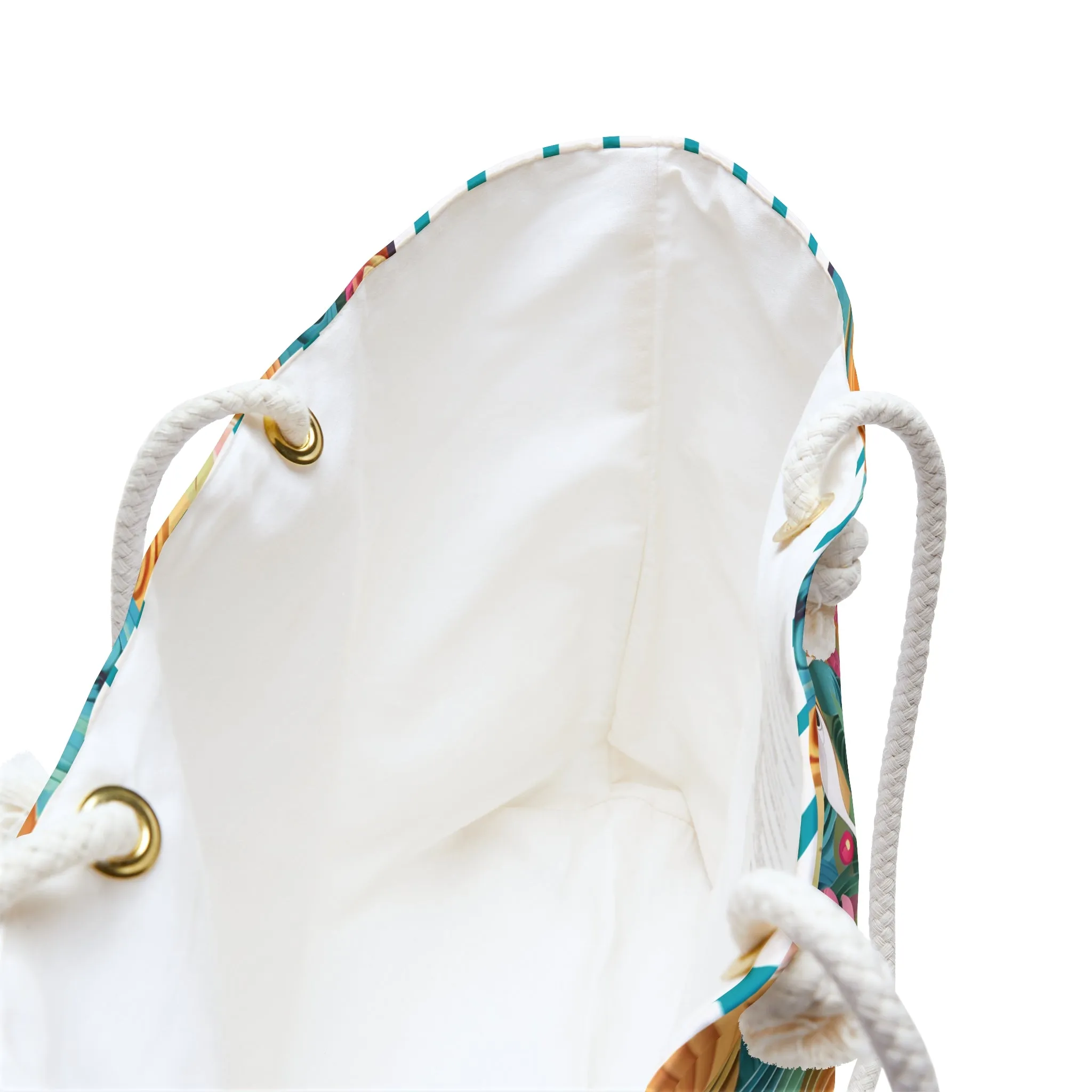 Elegant Egret Oasis Weekender Bag