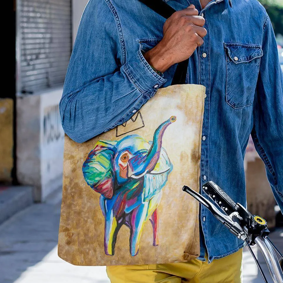 Elephant x Crown Tote Bag