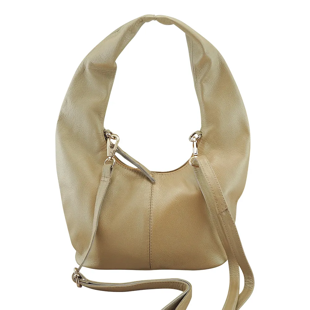 Ellen Crescent Handbag/Crossbody | Fuchsia