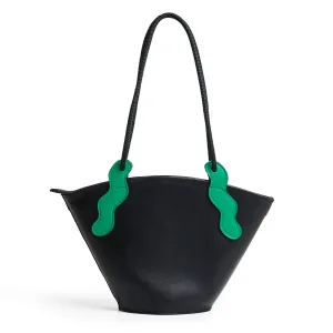 Emele Bag - Black / Lawn Green