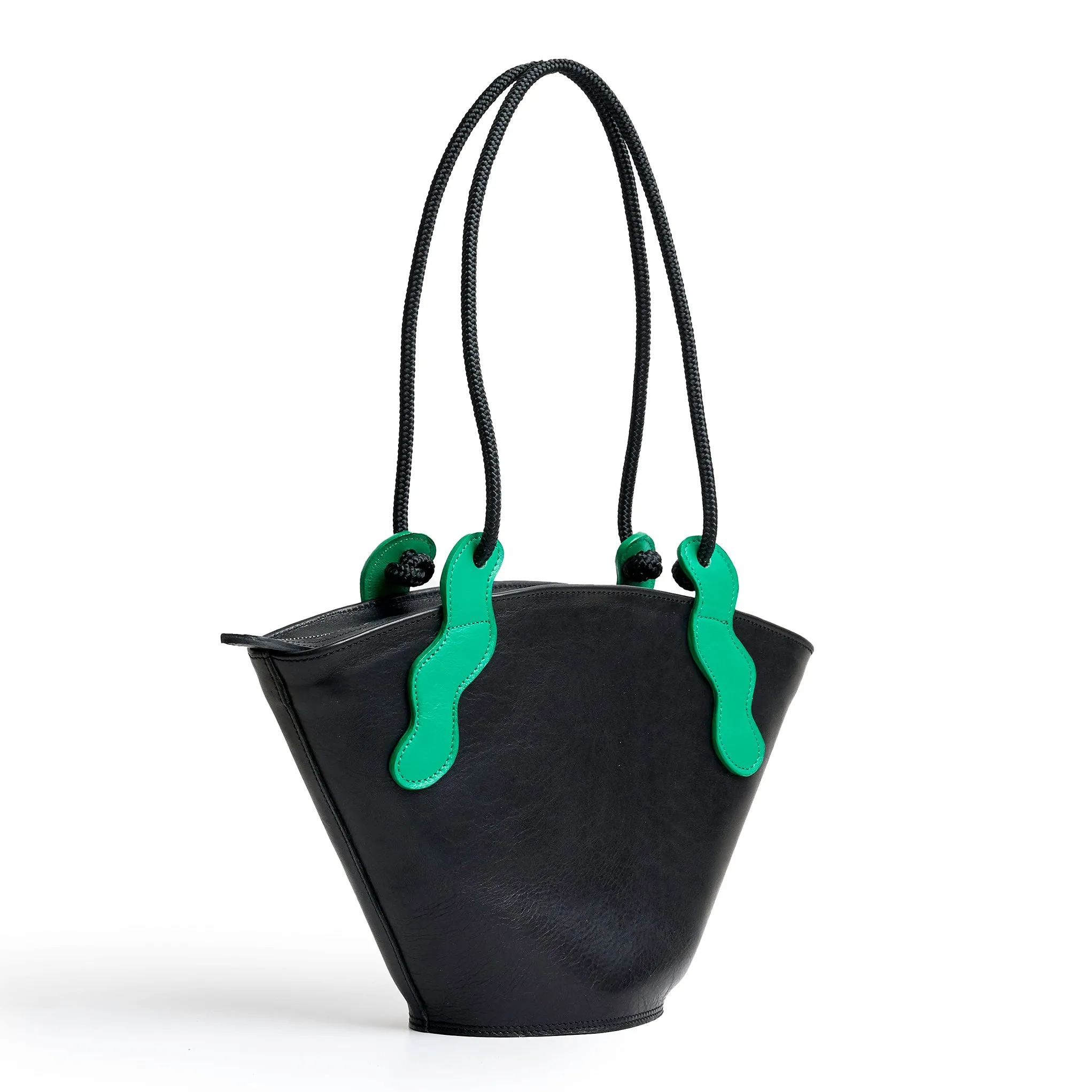 Emele Bag - Black / Lawn Green