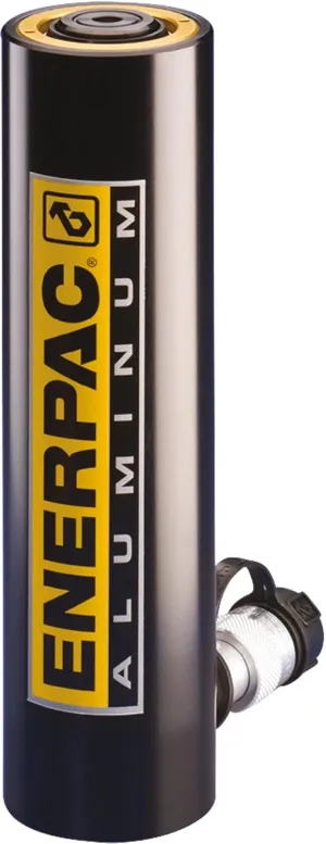 Enerpac RAC-202 Single-Acting Aluminum Hydraulic Cylinder with 20 Ton Capacity, Single Port, 1.97" Stroke