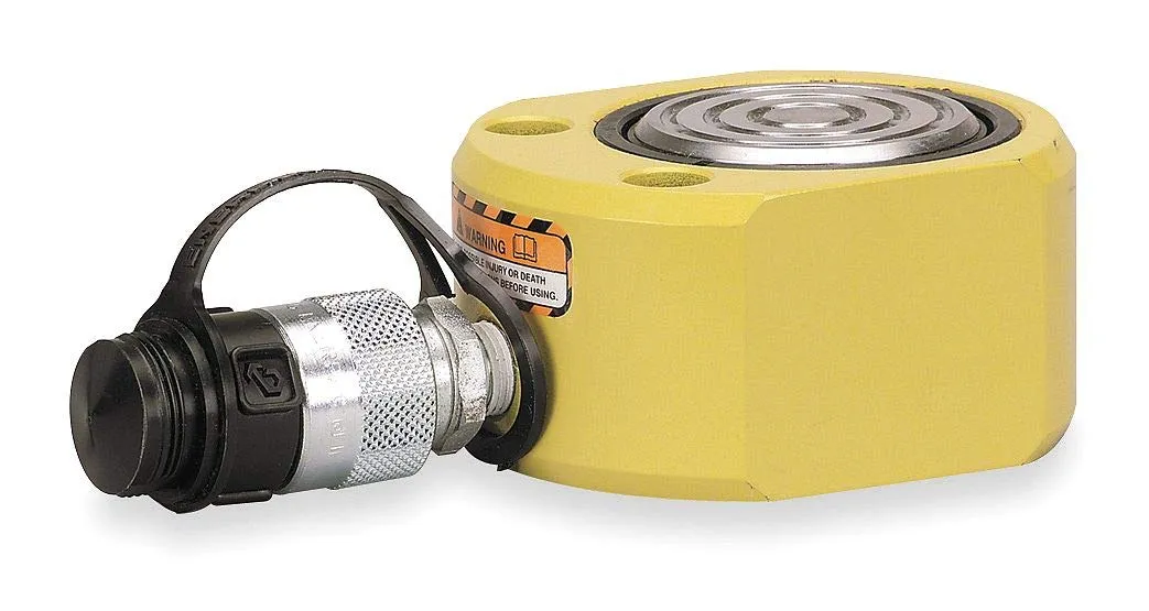 Enerpac RSM-300 Flat Jac Single-Acting Low-Height Hydraulic Cylinder with 30-Ton Capacity, Single Port, 0.50" Stroke Length