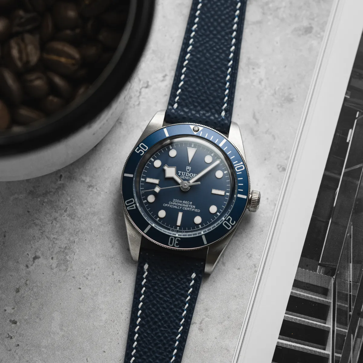 Epsom Calfskin Leather Strap - Quick-Release - Black (2439)