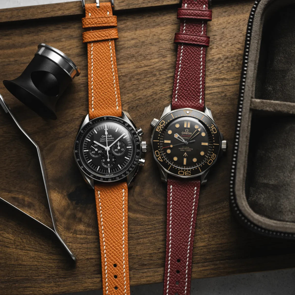 Epsom Calfskin Leather Strap - Quick-Release - Black (2439)