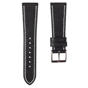 Epsom Calfskin Leather Strap - Quick-Release - Black (2439)