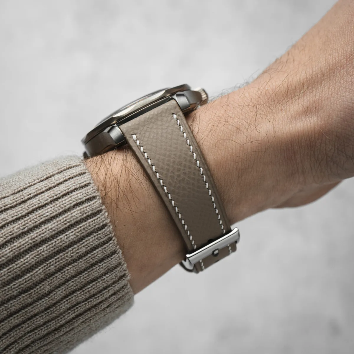 Epsom Calfskin Leather Strap - Quick-Release - Black (2439)