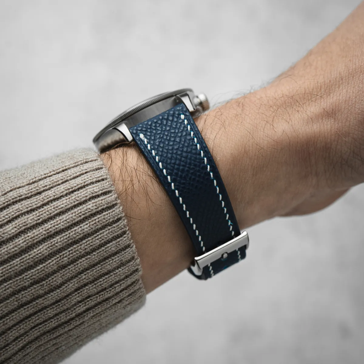 Epsom Calfskin Leather Strap - Quick-Release - Black (2439)