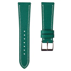 Epsom Calfskin Leather Strap - Quick-Release - Peacock Green (2439)