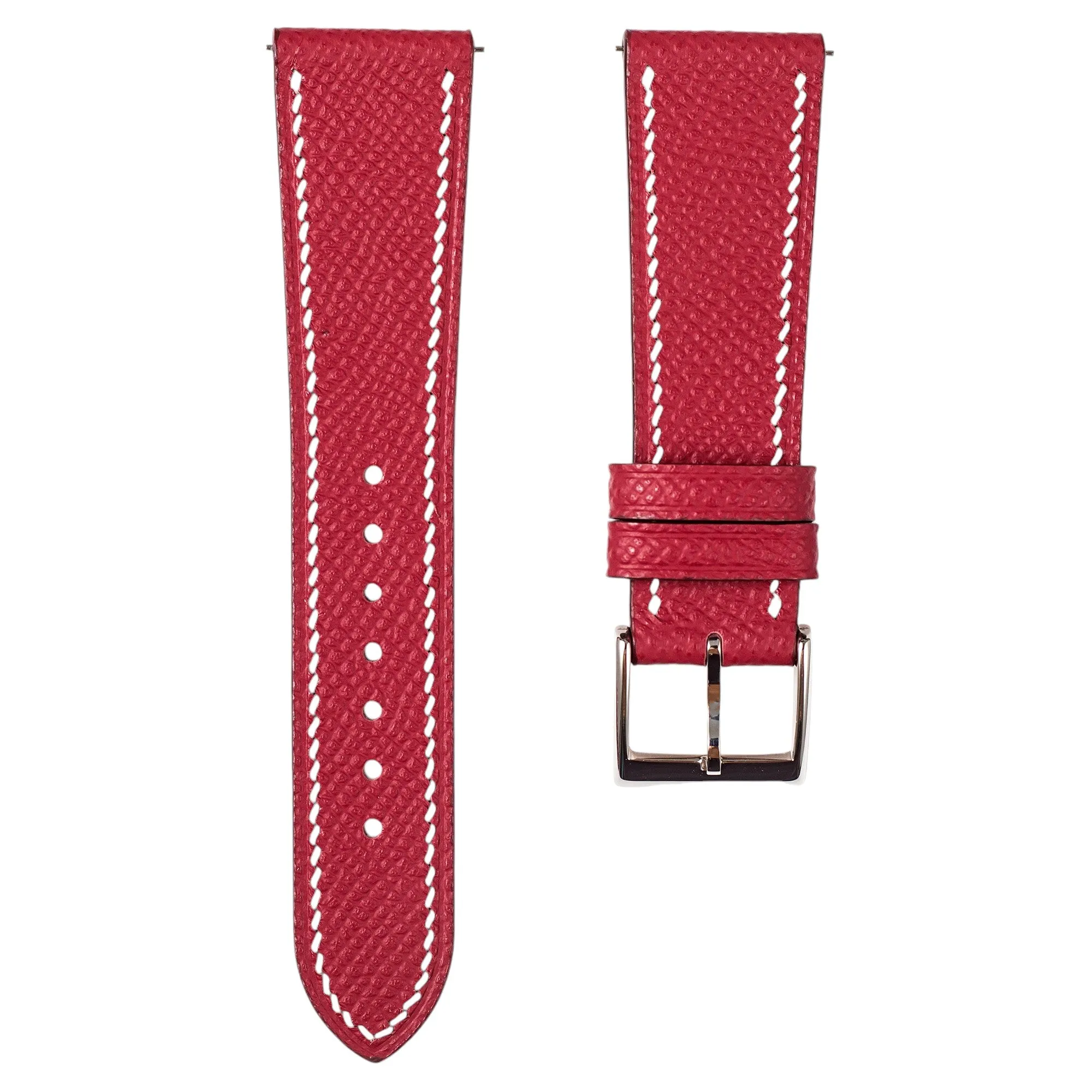 Epsom Leather Strap for Hamilton - Quick-Release - Orange (2439)
