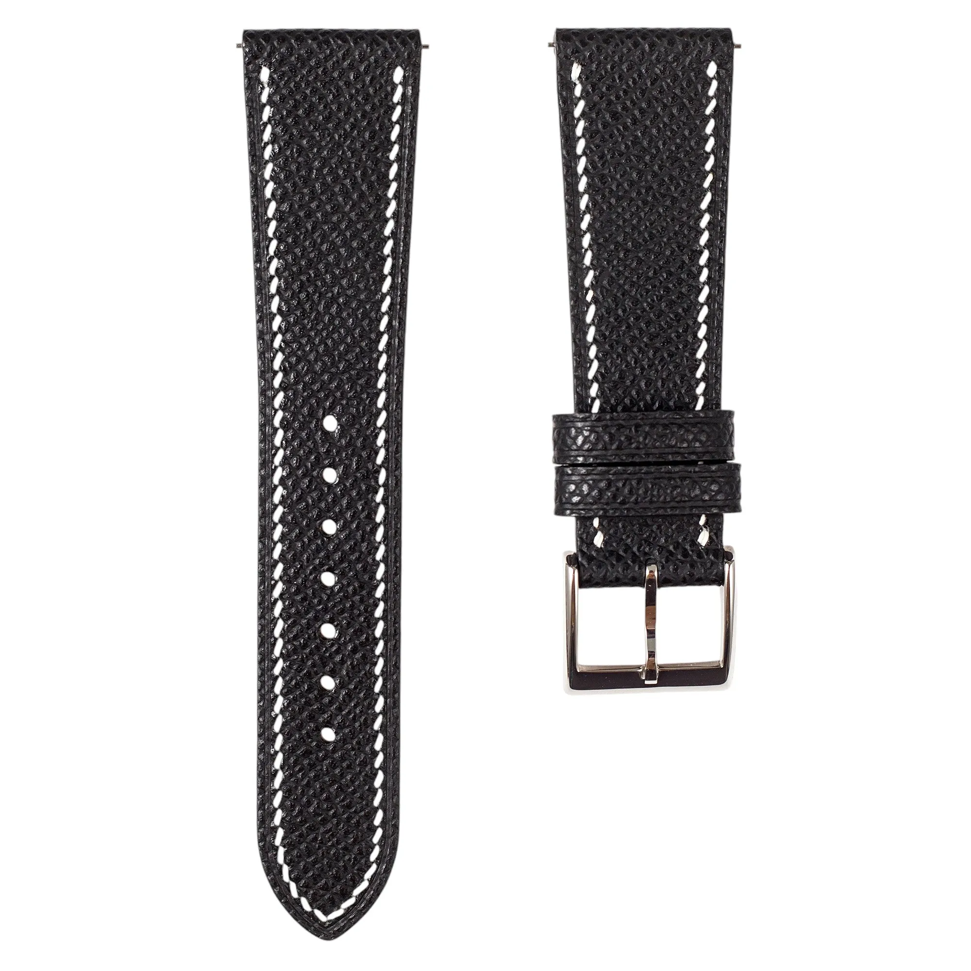 Epsom Leather Strap for Hamilton - Quick-Release - Orange (2439)