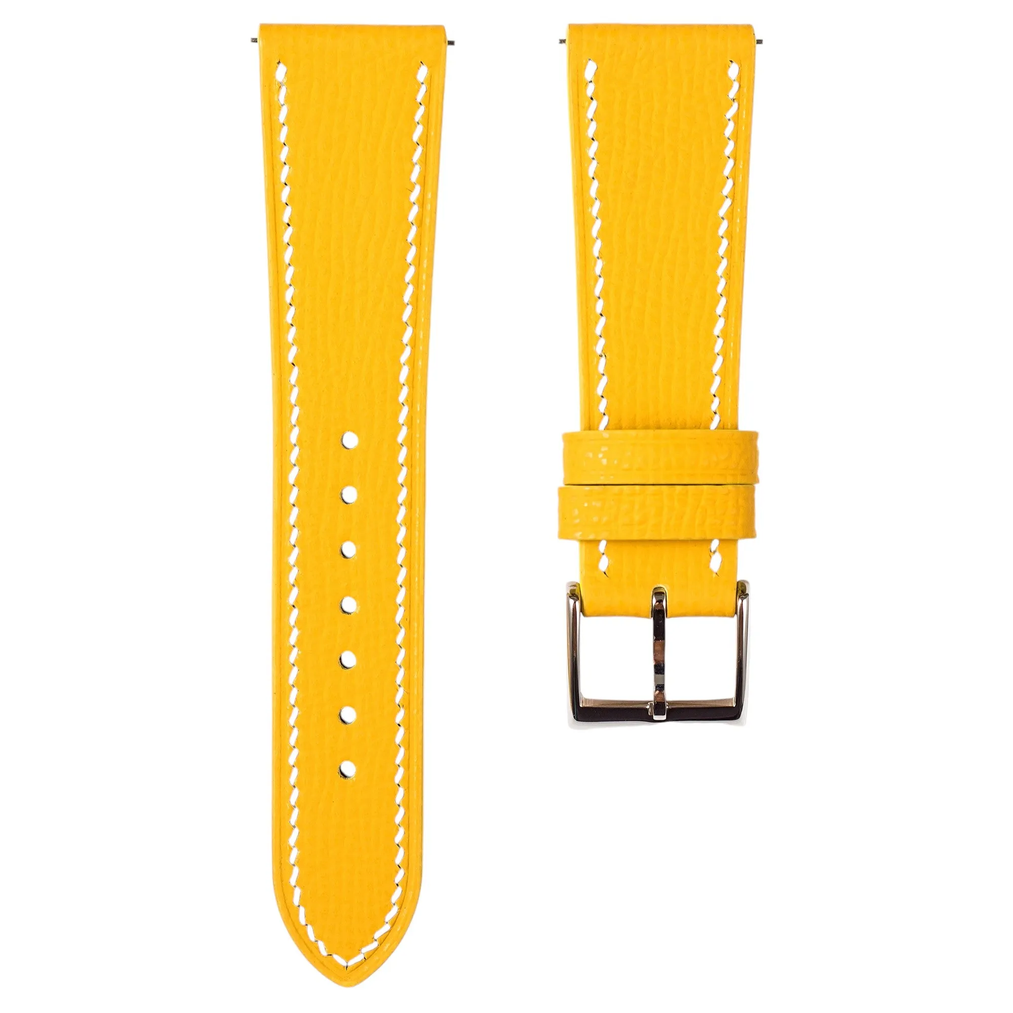 Epsom Leather Strap for Hamilton - Quick-Release - Orange (2439)
