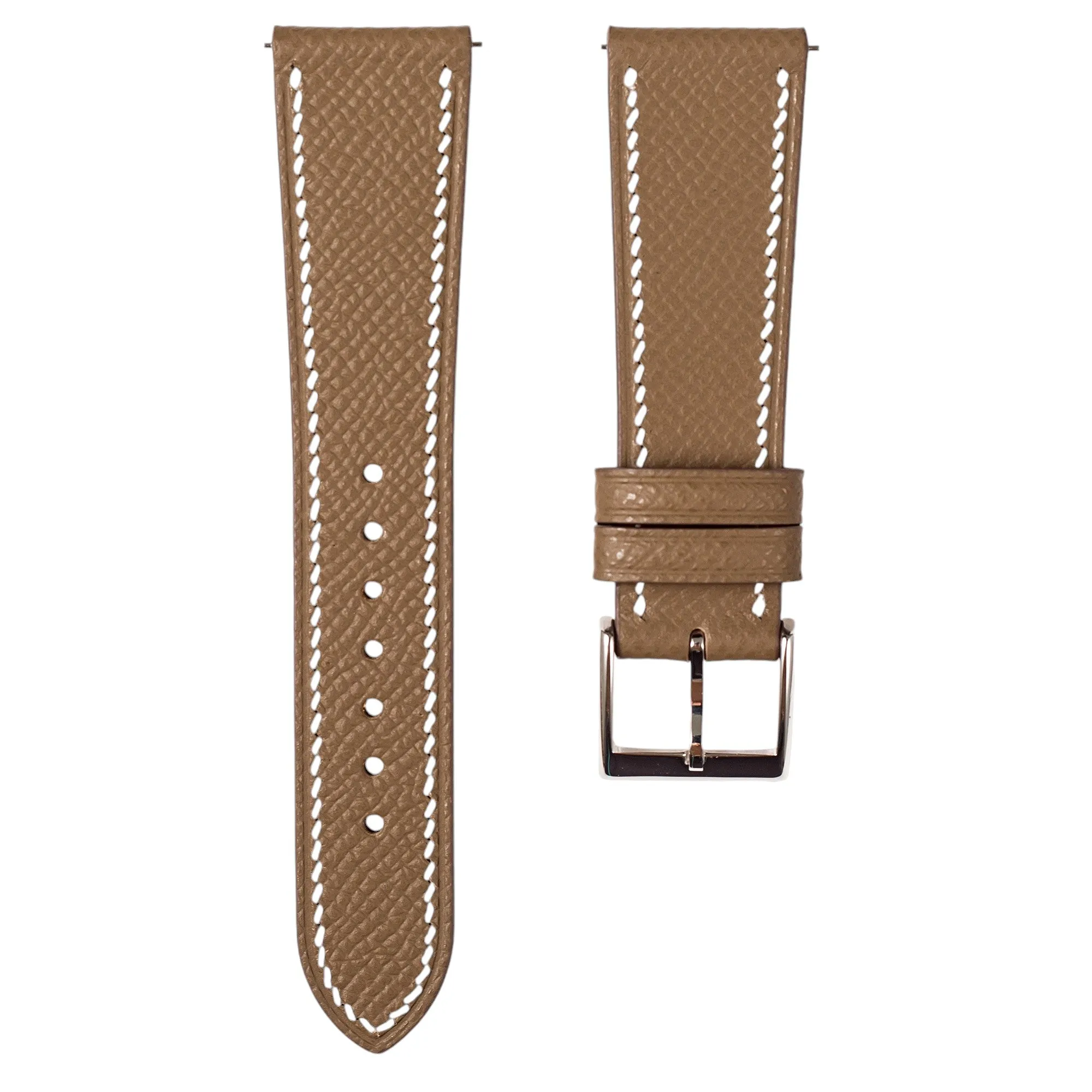 Epsom Leather Strap for Hamilton - Quick-Release - Orange (2439)