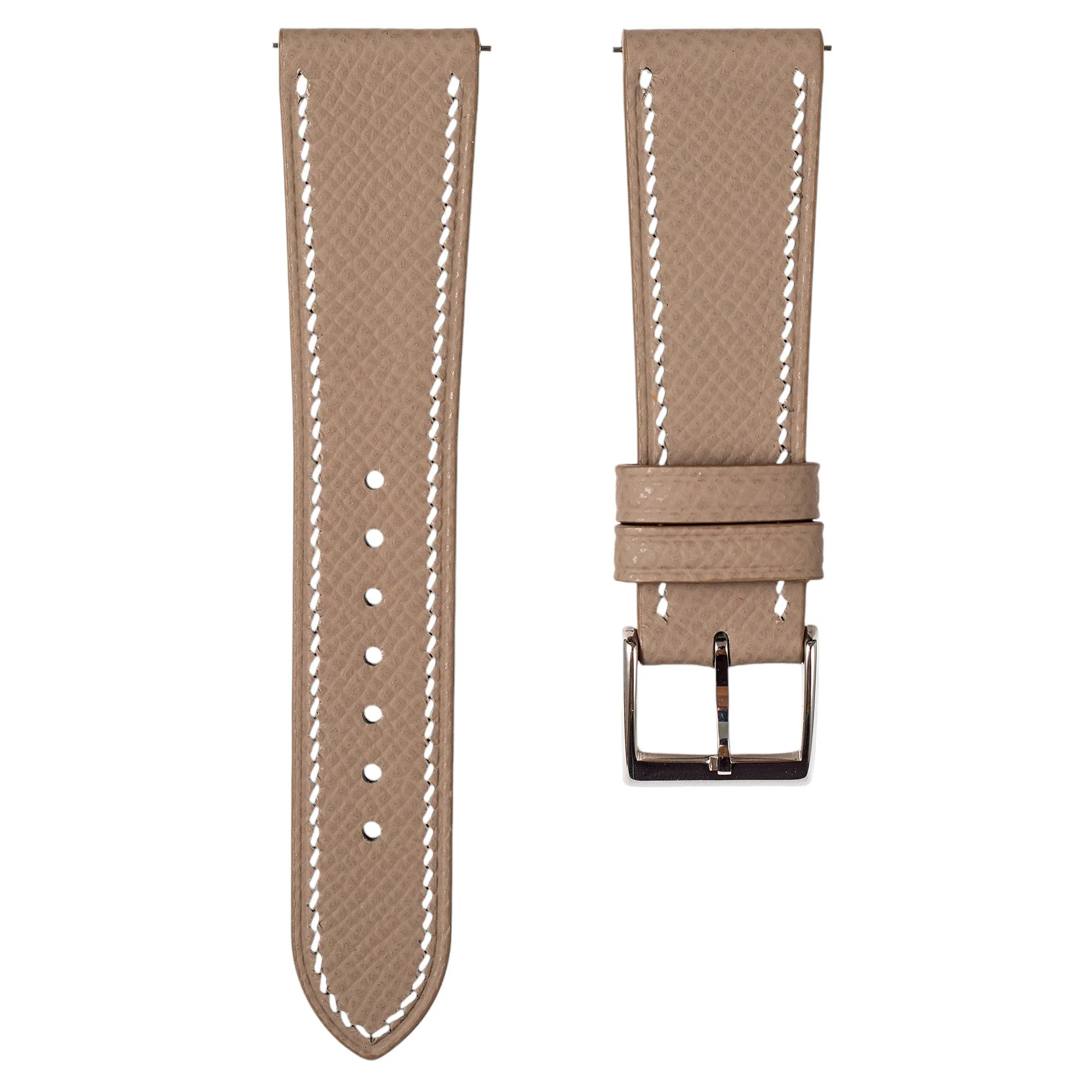Epsom Leather Strap for Hamilton - Quick-Release - Orange (2439)