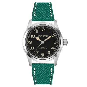 Epsom Leather Strap for Hamilton - Quick-Release - Peacock Green (2439)