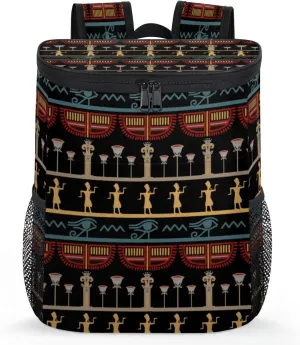 Ethnic Palace Camping Backpack Cooler Insulated Leakproof Travel Cooler Bag Waterproof Lightweight Soft Lunch Bag for Travel Picnic Hiking Beach