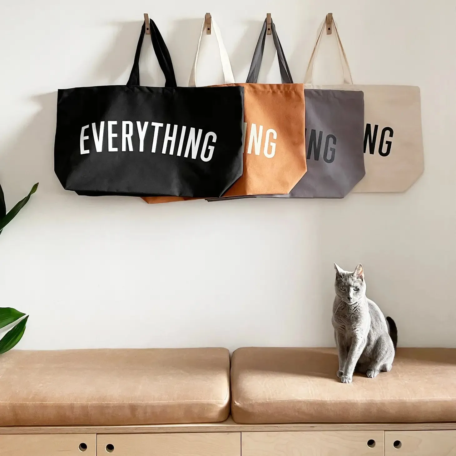 Everything - Tan REALLY Big Bag By Alphabet Bags
