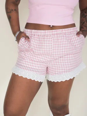 Evianna Checkered Shorts