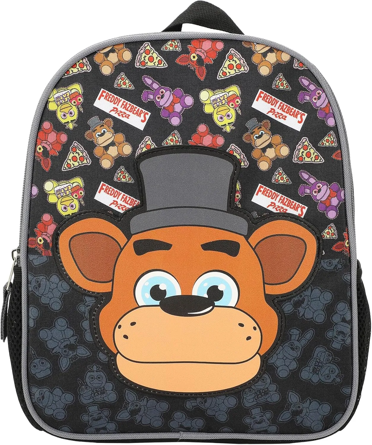 Five Nights At Freddy's Freddy Fazbear Character Print 2-Piece Youth EVA Wheeled Luggage & Travel Backpack Set