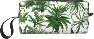 Flowering Herbs and Herbaceous Plants print Travel Cosmetic Bag Gifts for Women Portable Make Up Bags for Women Mother Sister