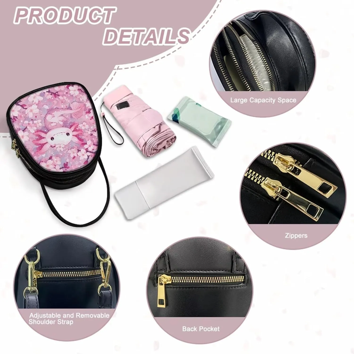 FOR U DESIGNS Small Crossbody Bags for Women Leather Shoulder Bag with Detachable Strap Top Handle Satchel Handbag for Work