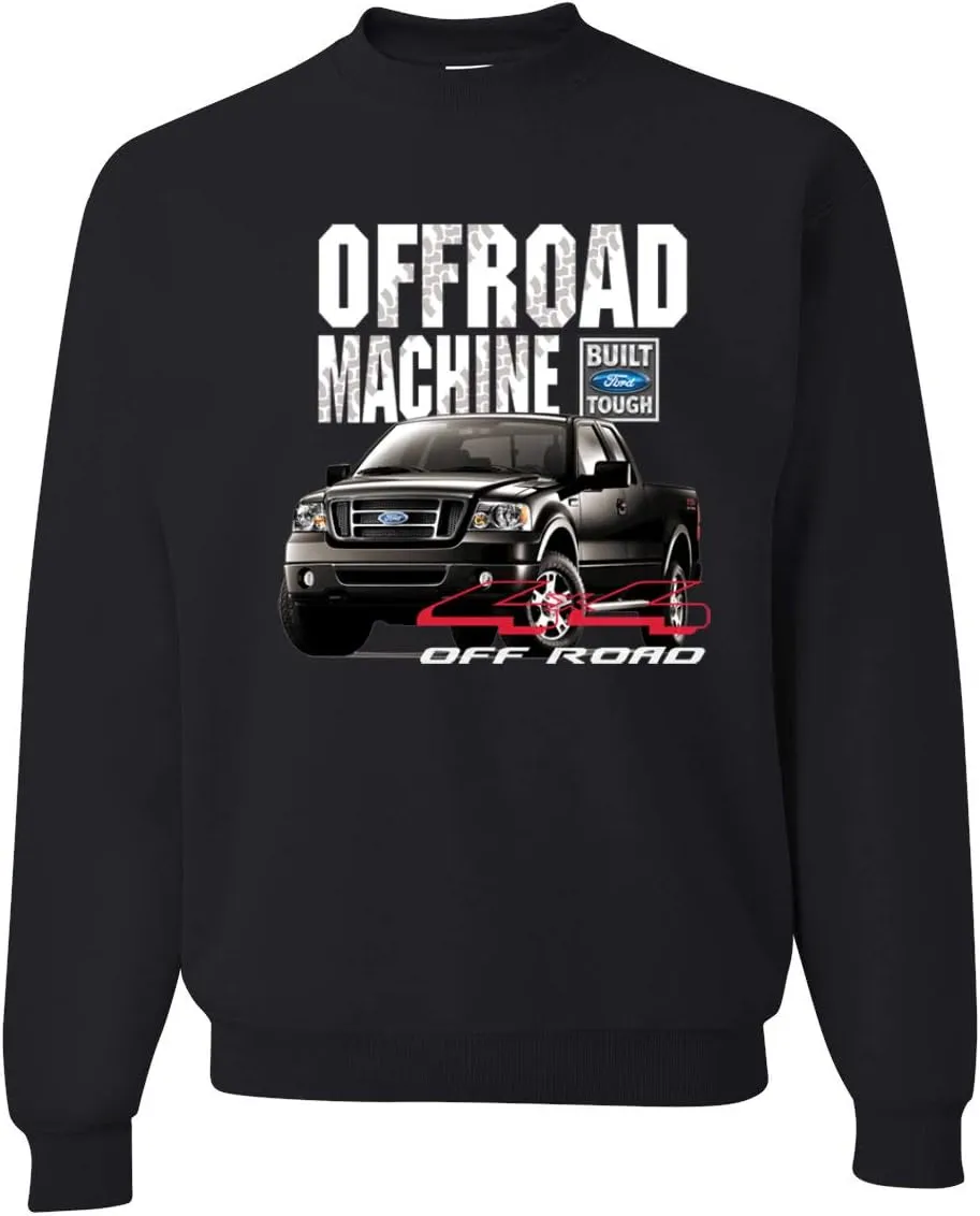 Ford Offroad Machine Classic Built Tough 4x4 Off Road Cars and Trucks Unisex Crewneck Graphic Sweatshirt