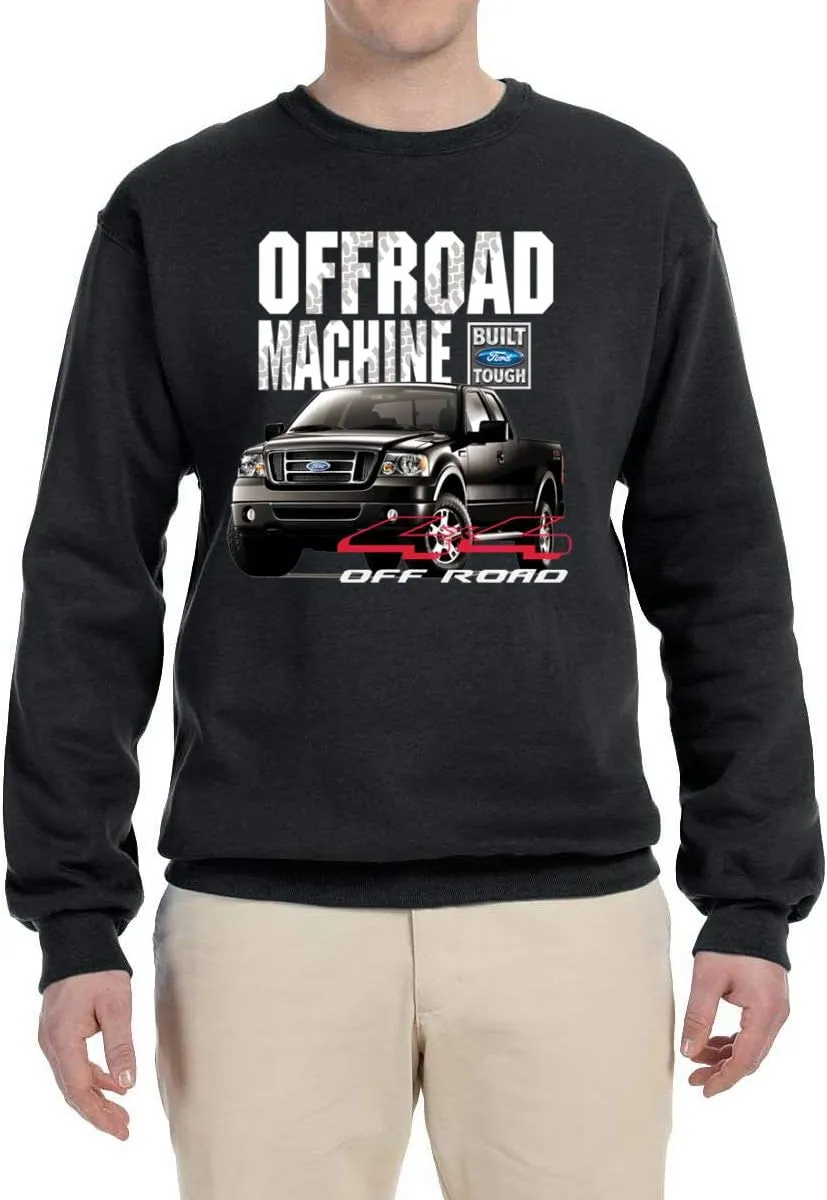 Ford Offroad Machine Classic Built Tough 4x4 Off Road Cars and Trucks Unisex Crewneck Graphic Sweatshirt