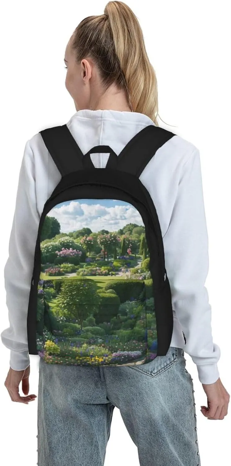 Full Of Plants Backpack Printing Lightweight Casual Backpack Shoulder Bags Large Capacity Laptop Backpack