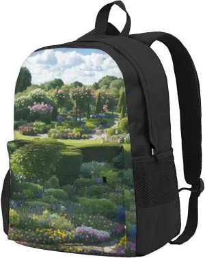 Full Of Plants Backpack Printing Lightweight Casual Backpack Shoulder Bags Large Capacity Laptop Backpack