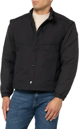 G-STAR Raw Men's Moto Overshirt,Dark Black,Large