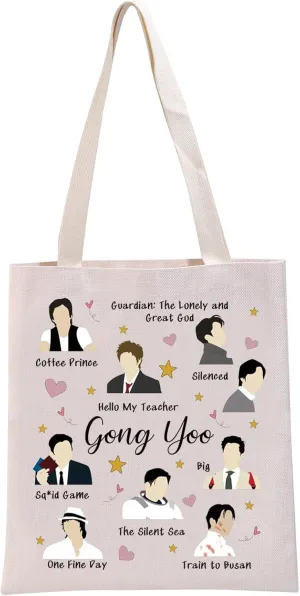 G2TUP Actor Inspired Gift Gong Y Tote Bag Korean Drama Lover Handbag South Korean Culture Gift