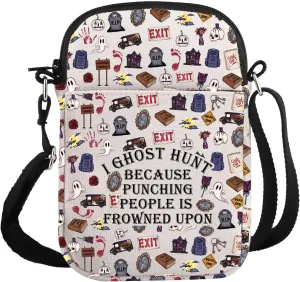 G2TUP Ghosts Hunting Gift I Ghost Hunt Makeup Bag Ghost Hunter Cosmetic Bag Paranormal Investigator Gift (I Ghost Hunt S)