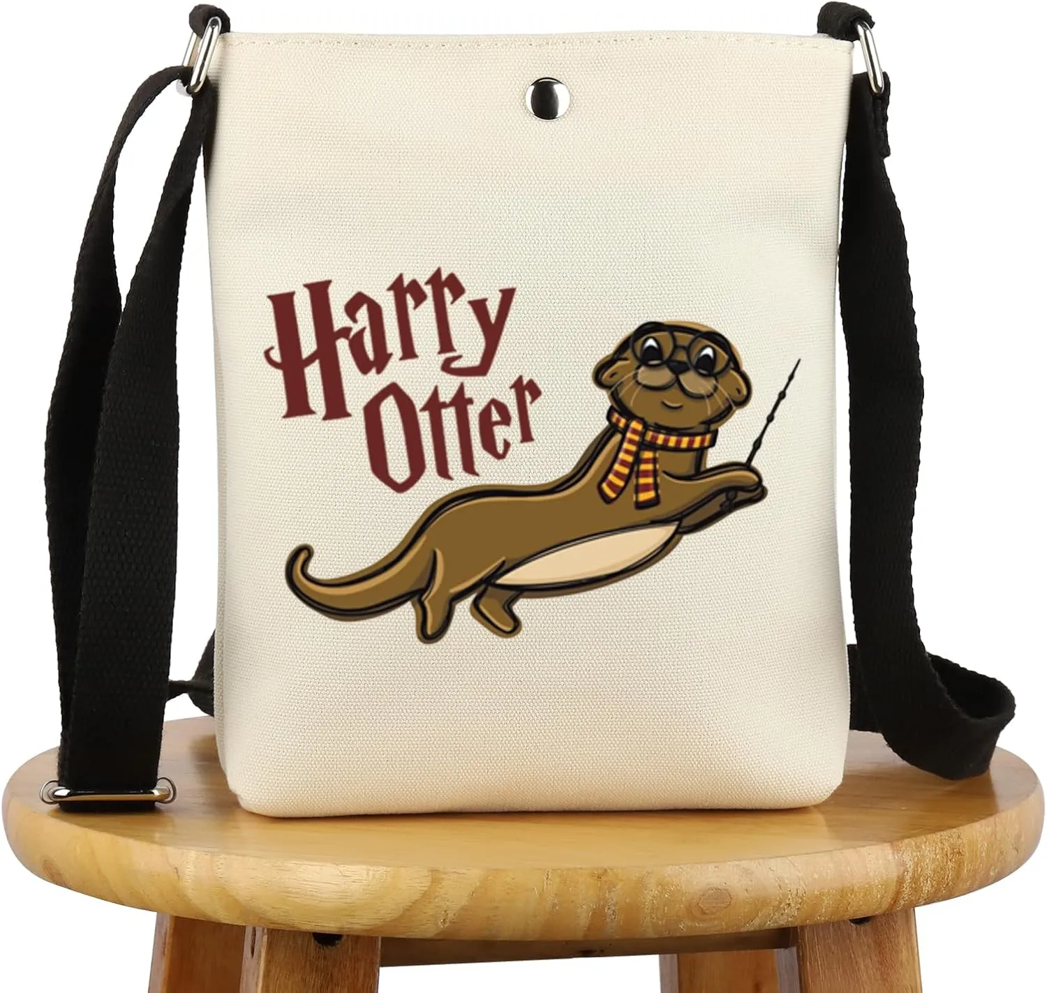 G2TUP Harry Otter Makeup Bag - Sea Otter Animal Lover Gift - Cosmetic Zipper Travel Bag for Zoo Animal Enthusiasts (Harry Otter -X)