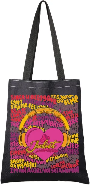 G2TUP Musical Inspired Gif Musical Fan Tote Bag Musical Themed Fans Hand Bag Musical Fans Gift