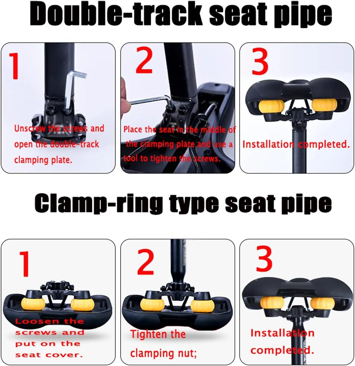 Gel Bicycle Seat Mountain Bike Saddle Silicone Cushion Super Soft, Breathable and Shock-Absorbing Mountain Road Bike seat Cushion Ergonomic Bike Accessories
