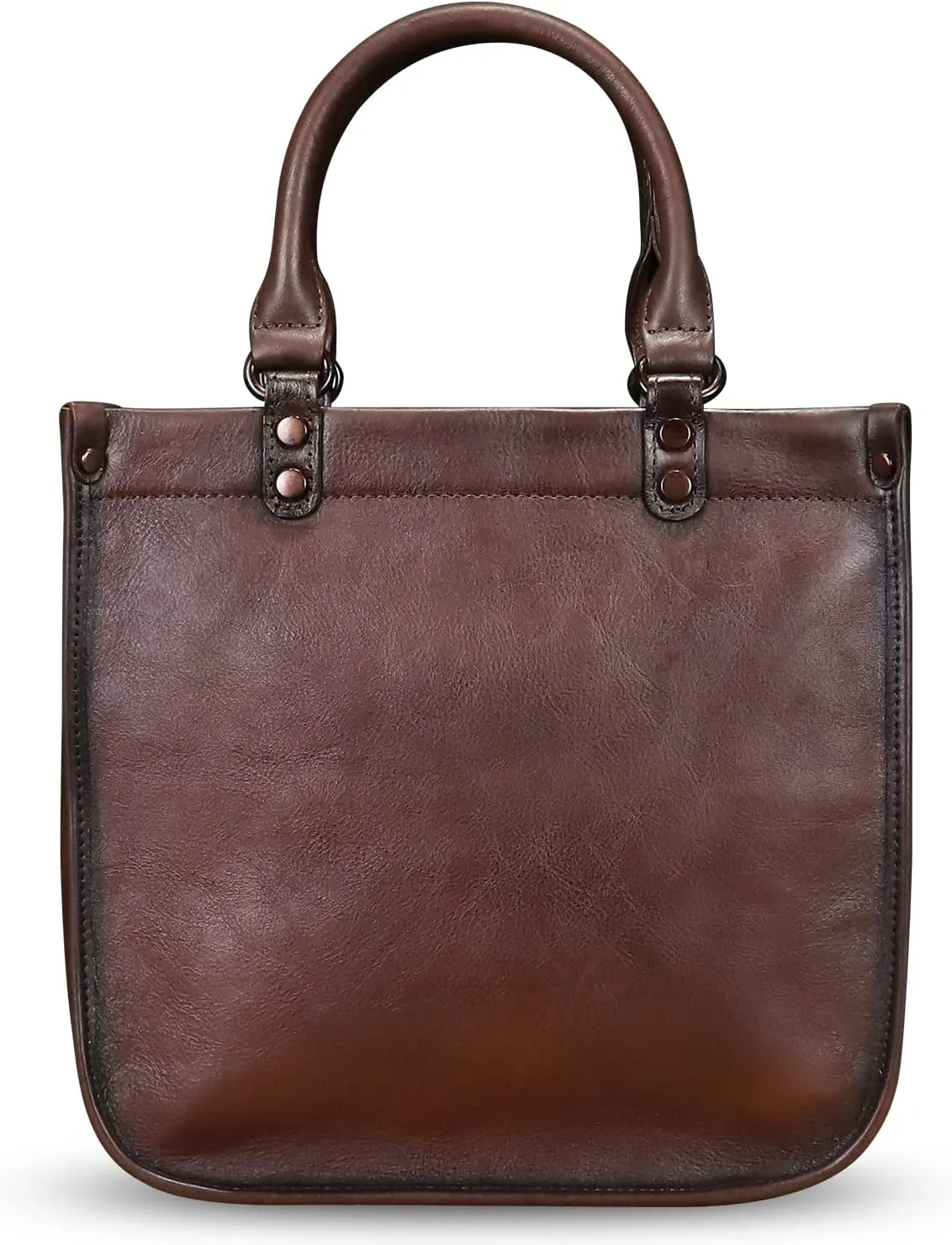 Genuine Leather Handbags for Women Vintage Real Leather Fashion Tote Bag Shoulder Bag Crossbody Bag Satchel Purse