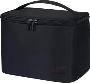 Gloppie Insulated Lunch Bag Lunch Box for Men Women Lunchbox Cooler Bag for Work Picnic, Idea for Gift, Black