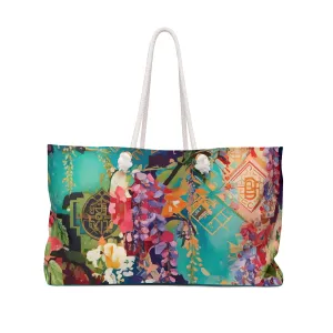 Golden Wisteria Symphony Weekender Bag