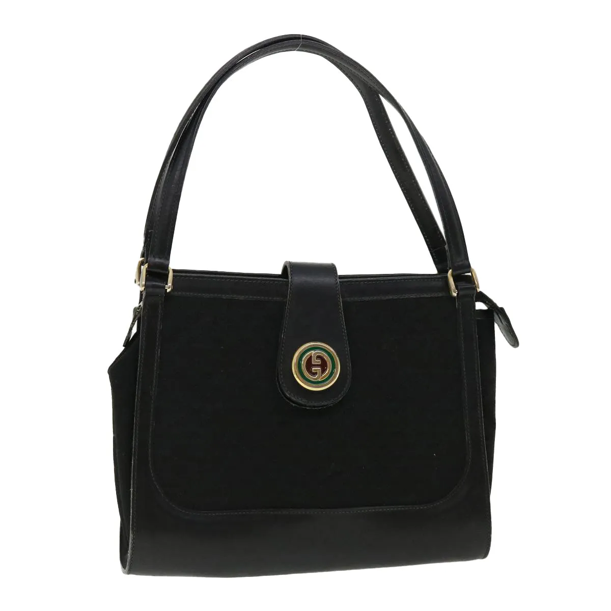 GUCCI Micro GG Canvas Shoulder Bag Black rd3454