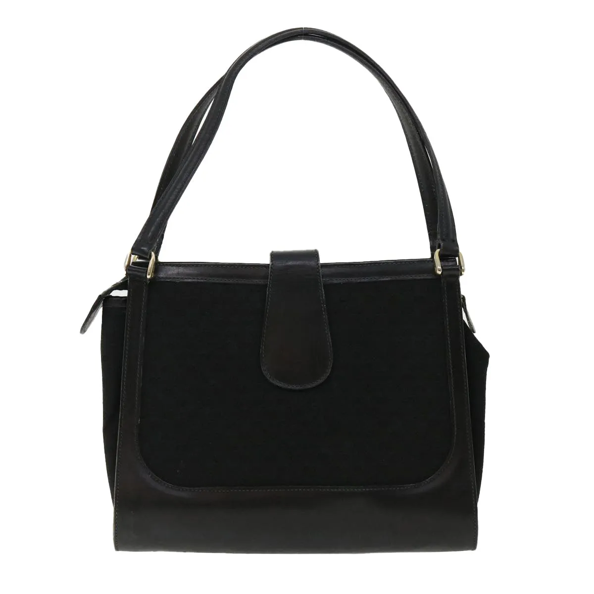 GUCCI Micro GG Canvas Shoulder Bag Black rd3454