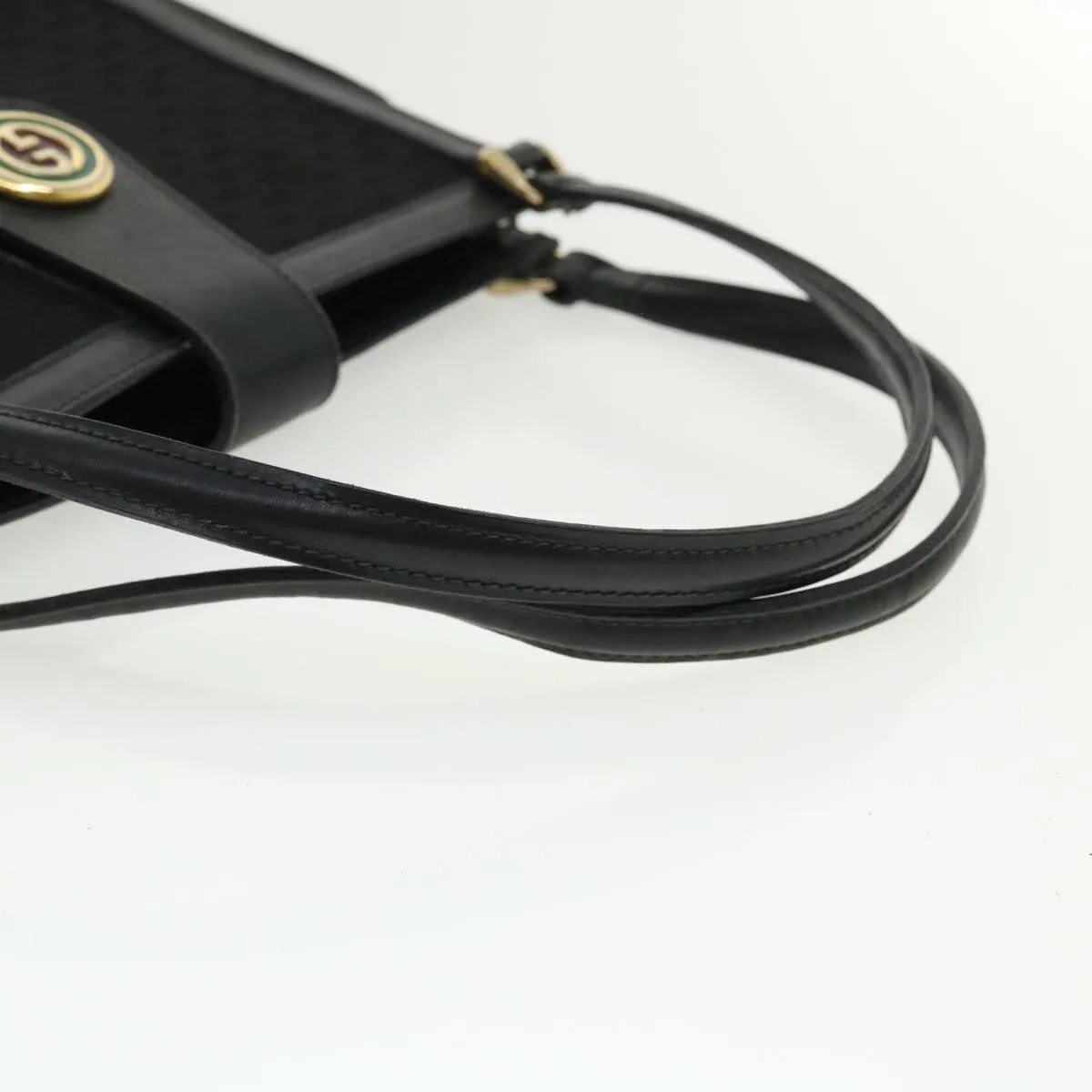 GUCCI Micro GG Canvas Shoulder Bag Black rd3454